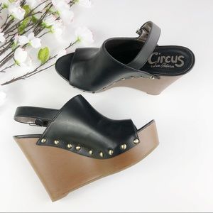 CIRCUS by SAM EDELMAN Clara Wedges in Black